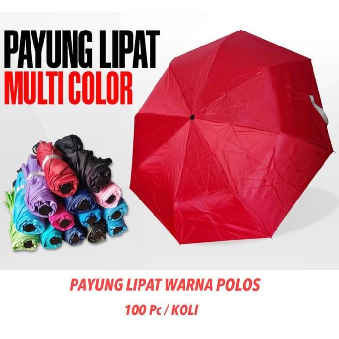 Payung Lipat 3 / Payung Lipat Polos / Payung Lipat Manual