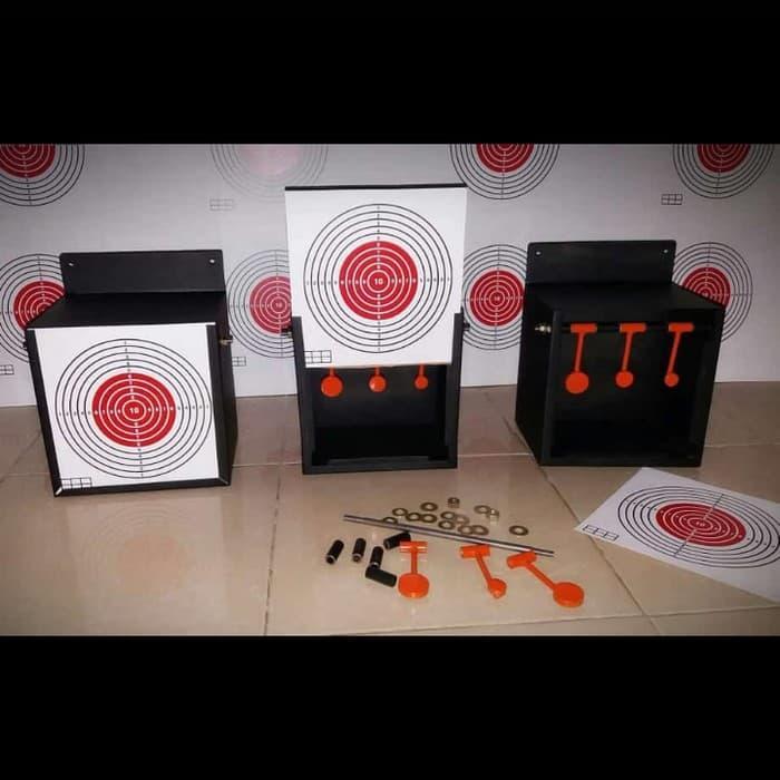 kertas sasaran tembak, kertas sasaran target isi 10