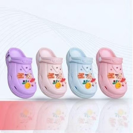 NB002T-2 Terbaru/Sepatu Sendal Slip On Sandal anak perempuan bahan sandal baru anak perempuan untuk 