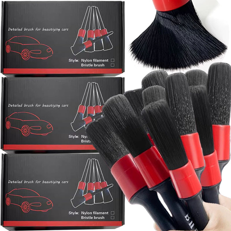 5/15pcs Detailing Brush Set Car Brushes Car Detailing Brush For Car Cleaning Detailing Brush Dashboa