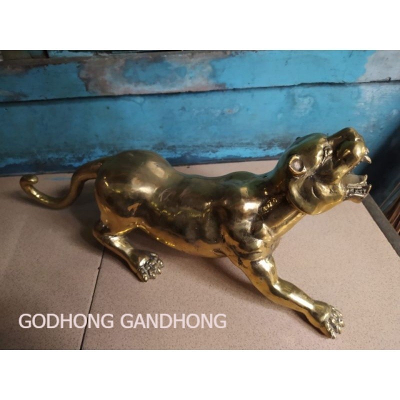 Koleksi pajangan  Patung Macan / Patung Harimau / Patung Panther Pajangan KM11