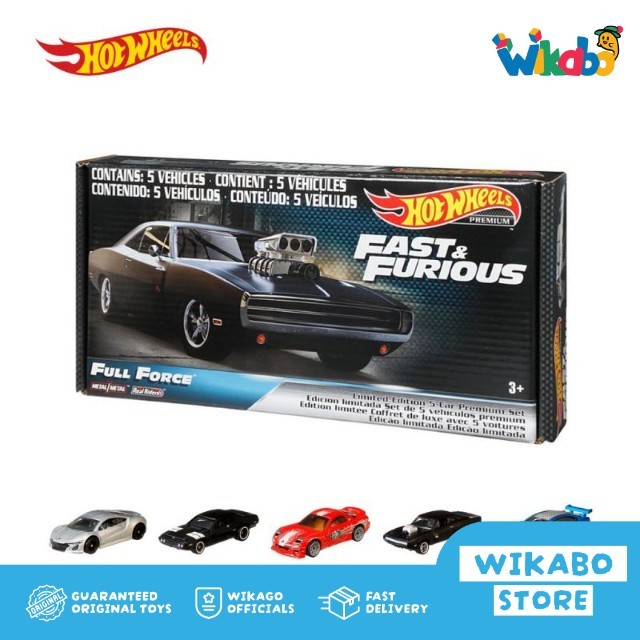 Hot Wheels Fast and Furious Full Force Set 5 pcs