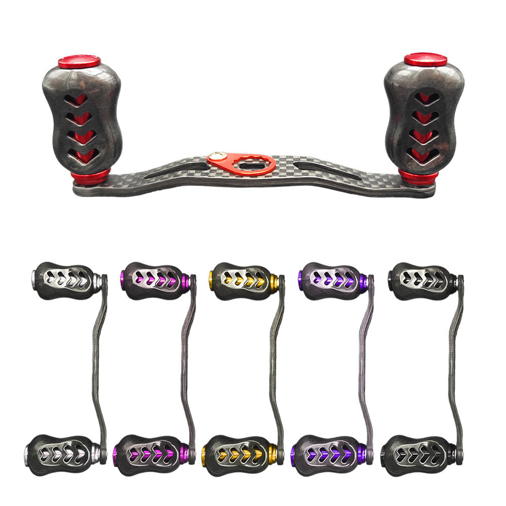 Carbon Fiber Fishing Reel Handle Casting Reel Replacement Handle Bait Casting Reel Spare Part For DA