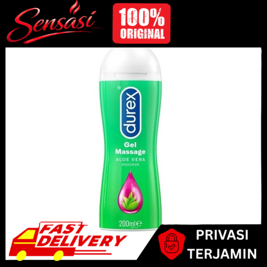 Durex Play Aloe Vera Massage 2 In 1 200 ml / Durex Play Massage 2 in 1 Aloe Vera 200 ml Lubricant Ma