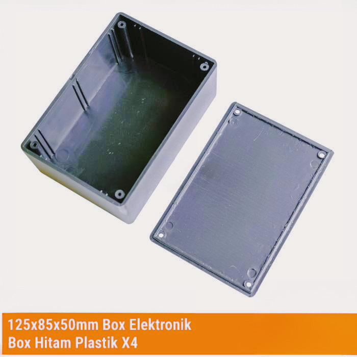 BOX X4 BOX HITAM X4 BOX PLASTIK X4 Box Elektronik Plastik