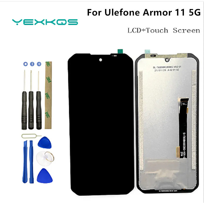 New For Ulefone Armor 11 LCD splay Tou Screen gitizer Assembly LCD For Ulefone Armor 11T 5G splay LC