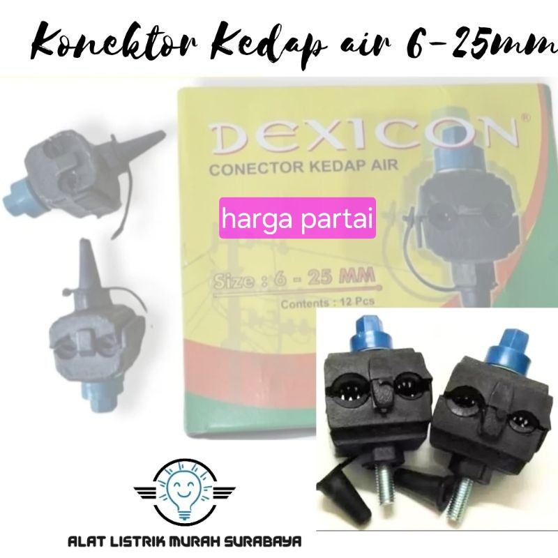 CONNECTOR / KONEKTOR KEDAP AIR DEXICON 6-25MM TERMURAH