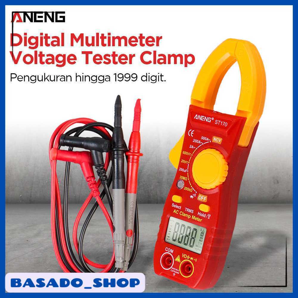 ANENG Digital Multimeter Tang Ampere Voltage NCV Tester Clamp - ST170