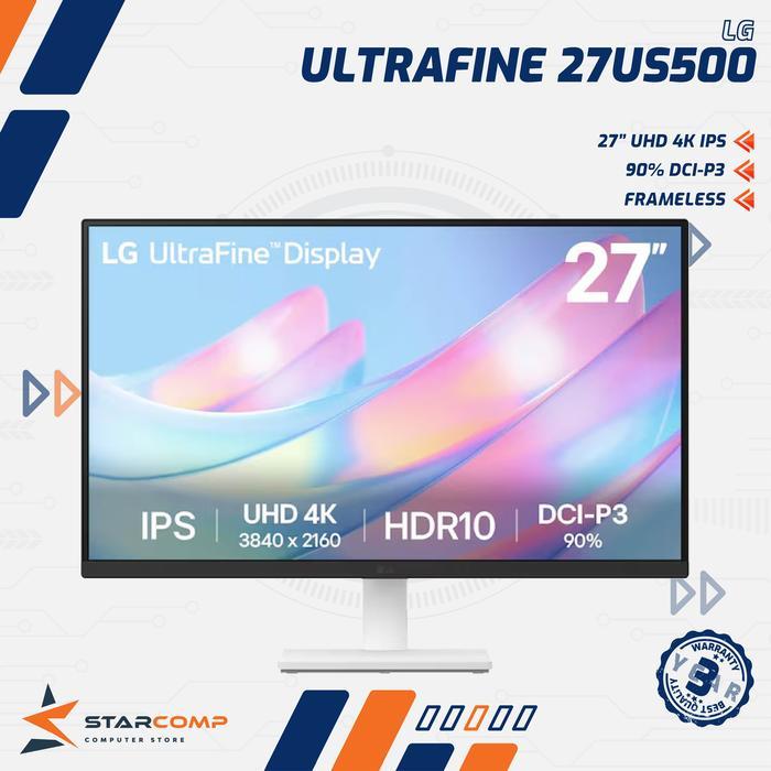 LG UltraFine 27US500 27 Inch UHD 4K IPS Monitor LED