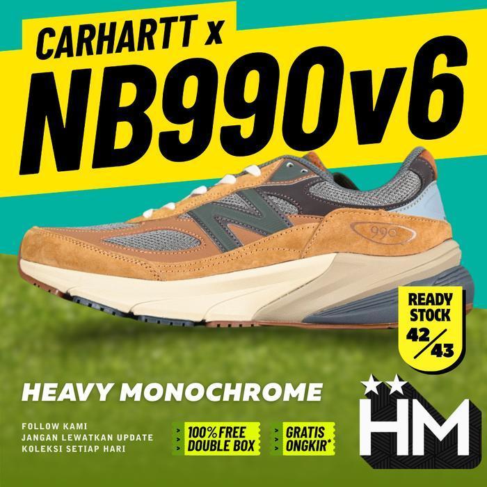 (Ready Stock - Size 42,43)  990v6 Carhartt WIP Workwear M990CH6 – Sneaker