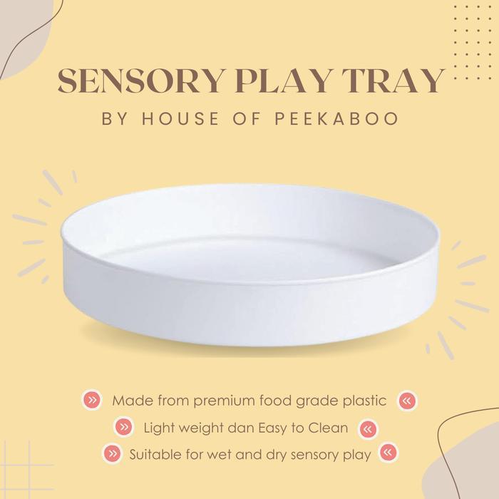 [LIMITED PRODUCT] SENSORY PLAY TRAY | Sensory Bin | Sensory Tray | Nampan Sensory Play | Wadah Main 