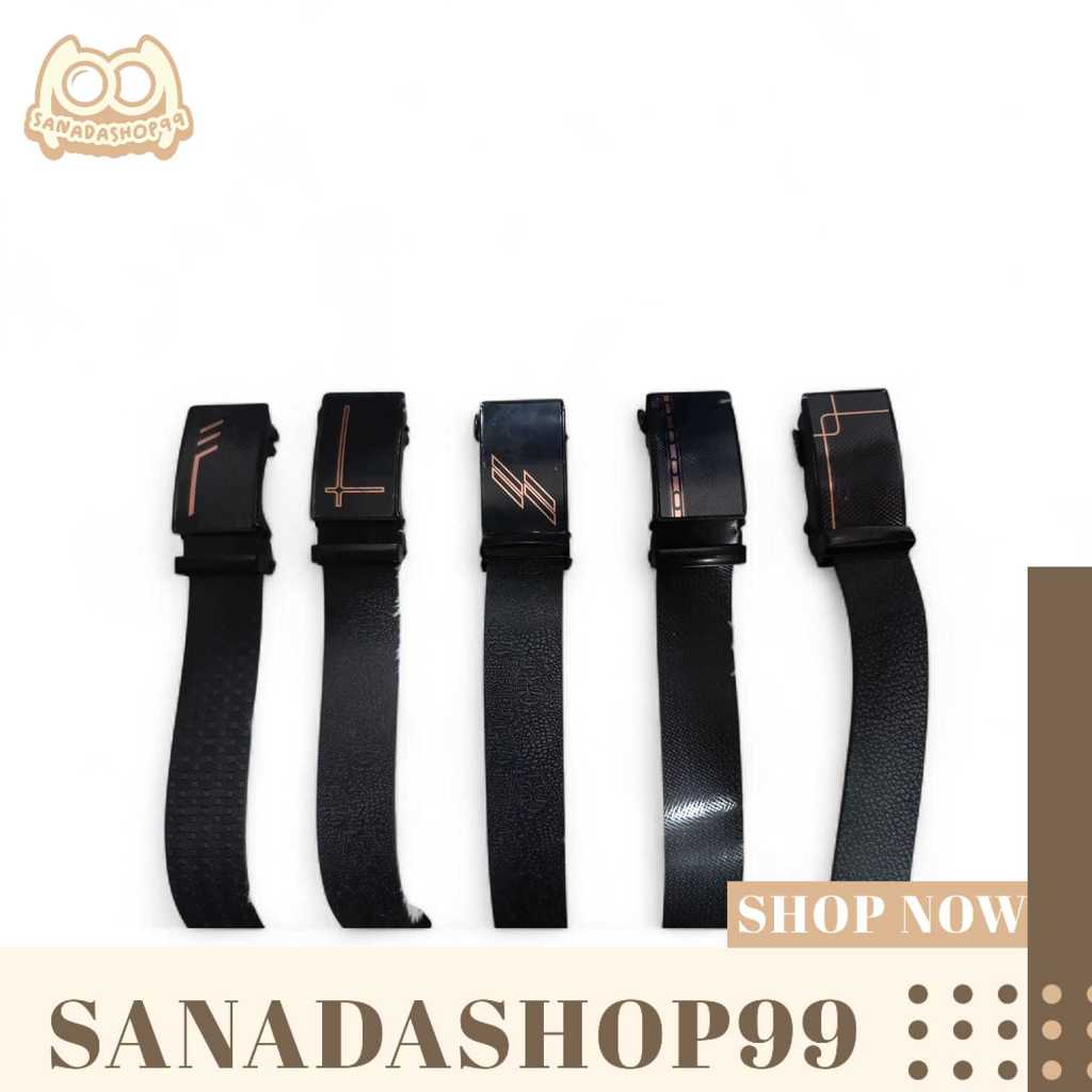 (SB23) Sabuk Pria Kulit Pu Sabuk Pria Dewasa Bahan Metal Buckle Ikat Pinggang Pria Casual Keren