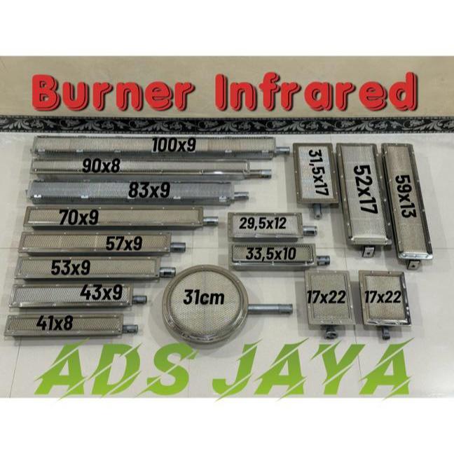 RUES.STORE Burner Infrared Kompor Stove Keramik Ceramic Infrared Gas LPG NG Burner Infrared