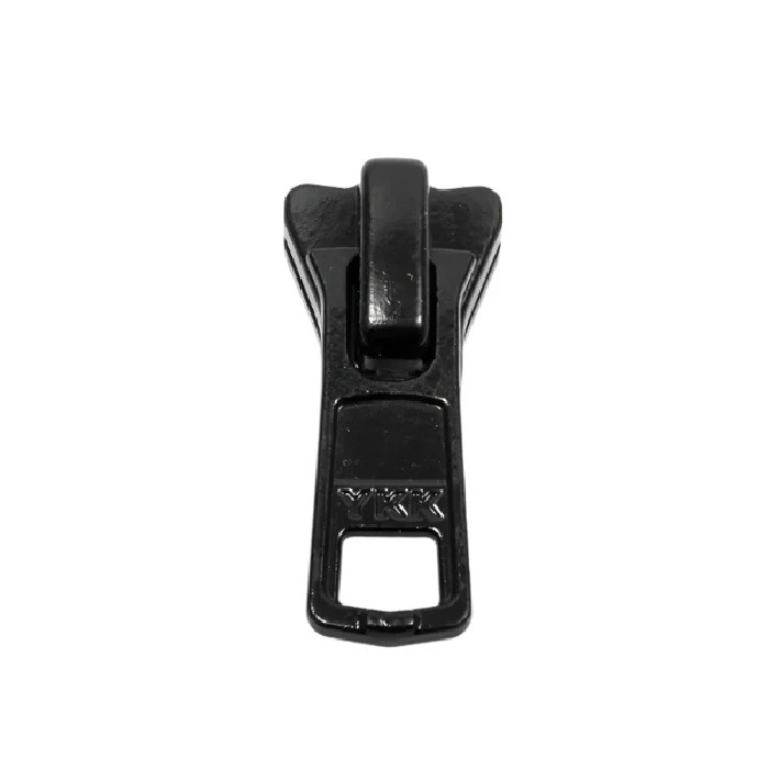 1 Pak 100 Pcs Kepala Resleting VISLON YKK 5 VS DA Hitam Nikel