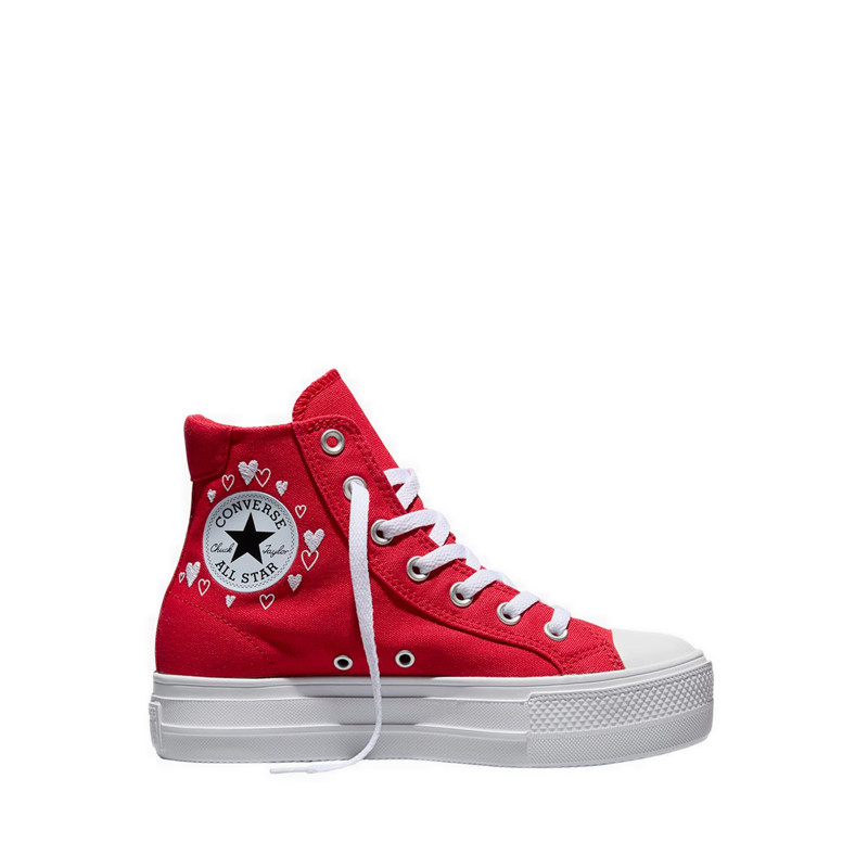 Converse Day One Platform Women's Sneakers - Converse Red/ White/Black