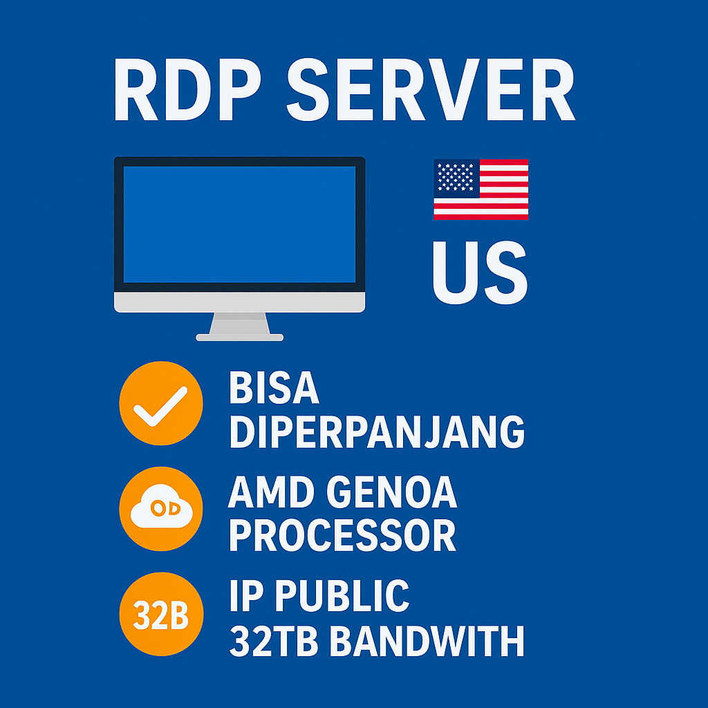 RDP Windows 1 Bulan - Super Kencang & Bisa Diperpanjang