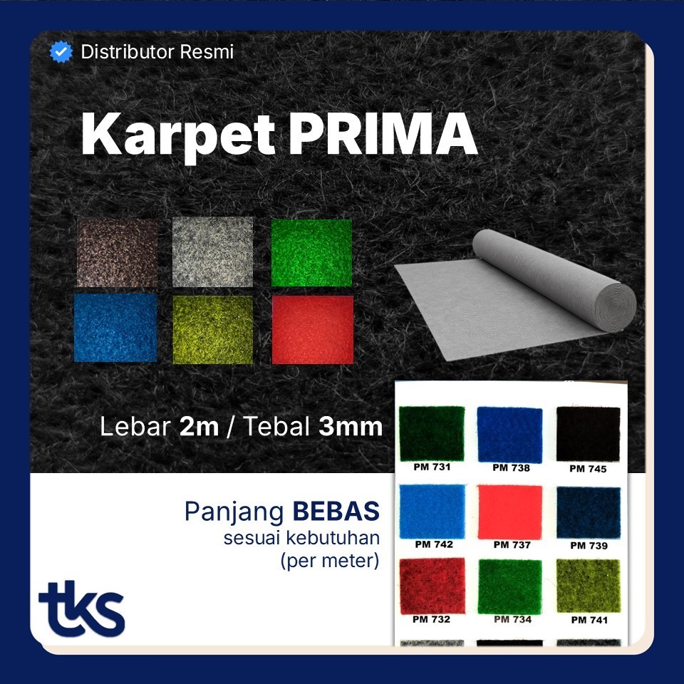 Staria55 - Karpet Bludru Polos Meteran (Lebar 2m)Karpet Lantai Karpet Panggung
