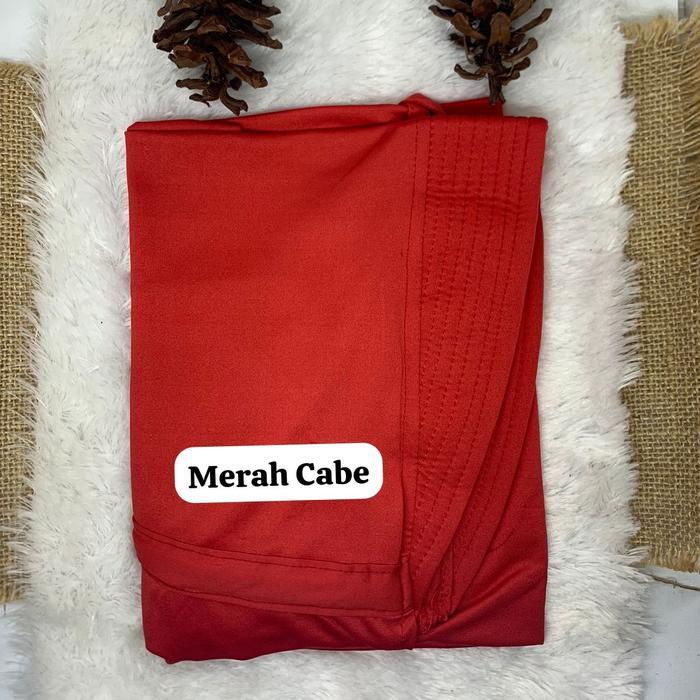 HIJAB INSTAN HAMIDAH SERUT/JILBAB SERUT HAMIDAH Nyaman Simple - MERAH CABE