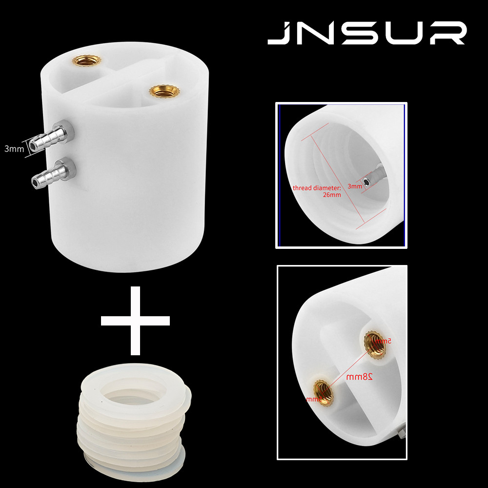 JNSUR Tutup Botol Air Gigi 3mm dengan 10 buah Cincin Penyegel Perlengkapan Kursi Gigi Aksesori Unit 