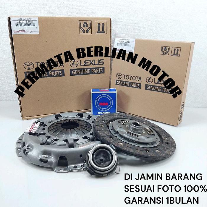 KOPLING SET DEKRUP KAMPAS KOPLING DEKLAHAR TOYOTA AGYA/AYLA 1.0 1000CC ASLI GARANSI 1BULAN