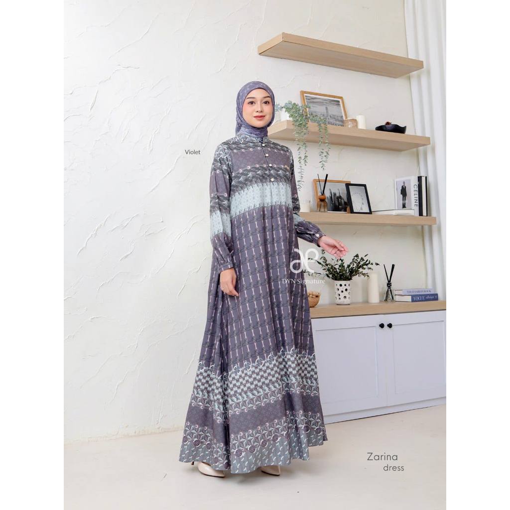 DYN SIGNATURE ZARINA DRESS | GAMIS PESTA GAMIS LEBARAN GAMIS KONDANGAN BUSUI FRIENDLY |