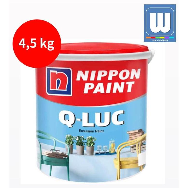 Cat Tembok Q-Luc 4.5 kg - Qluc Nippon Paint Ekonomis - 1505 WHITE