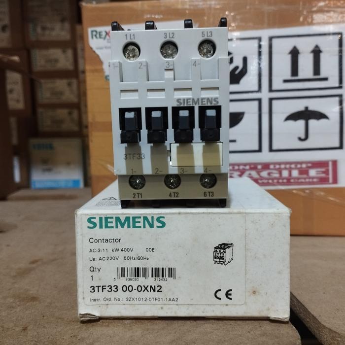 kontaktor siemens 3TF33 00-0XN2 30A 220V 11KW