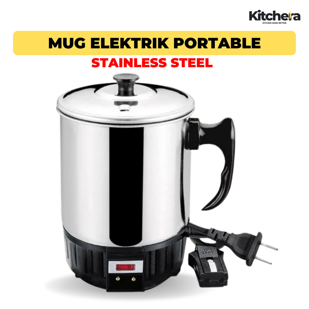 Teko Pemanas Air Listrik Stainless Teko Lisrik Stainless Low Watt Teko Listrik Kecil Electric Heatin