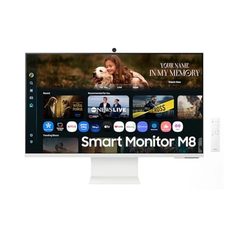 Samsung Smart Monitor 32 Inch 4K Vision AI l M80F | Samsung TV Apps | Vision AI | LS32FM803UEXXD