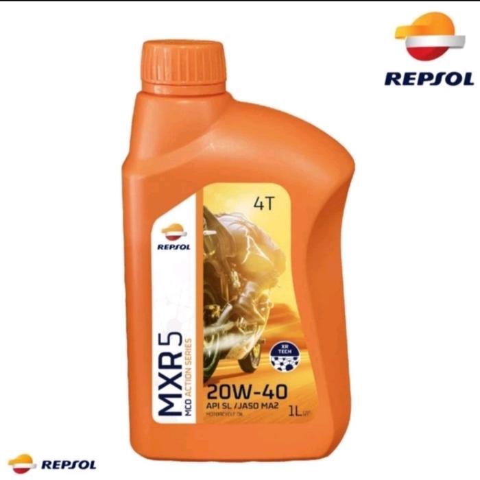 OLI REPSOL MXR 5 MXR5 SAE 20W 40 1L API SL JASO MA2