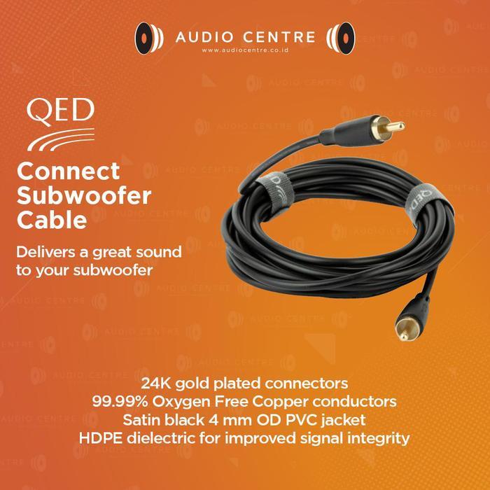 QED Connect Subwoofer Cable kabel subwoofer - 3 Meter
