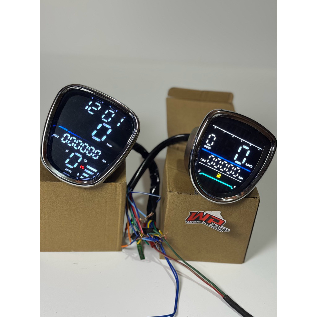 Speedometer Odometer Spidometer Spido Spedo Honda cub c70 c50 c90 DIGITAL FULL Ulung Pitung Bekjul P