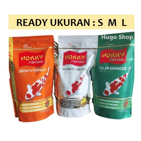 READY Hokky Growth / Hokky Wheat Germ / Hokky Color Enhancer / pakan ikan koi / pelet koi / makanan 