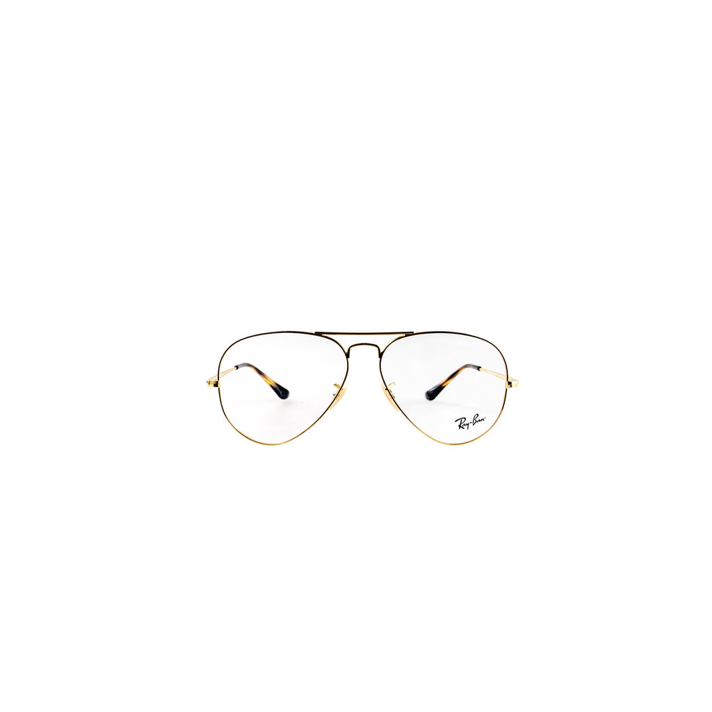RAYBAN Frame Kacamata Round Pria Wanita Ori Unisex Plus Minus RB6489-C2500-58