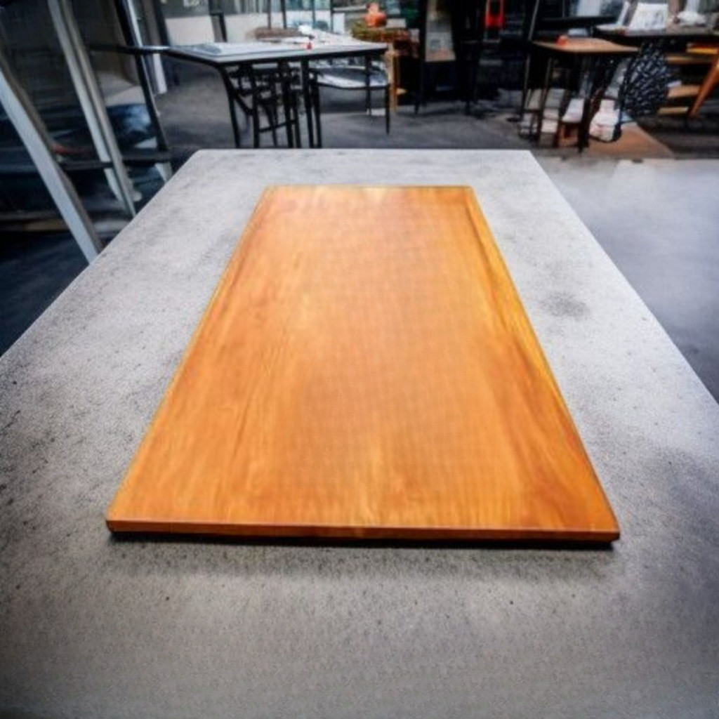 Papan kayu 120 x 60 x 2 cm kayu mahoni papan daun meja persegi panjang kayu mahoni Papan kayu besar