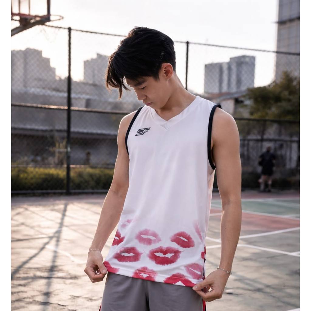 SF Jersey Basket XOXO Pria Wanita Full Printing Sublimasi XOXO Baju Kaos T-Shirt Tshirt Atasan Costu