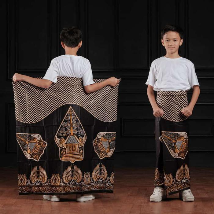 Sarung Batik Anak Sd SMP motif wayang Putri - Wayang, Anak