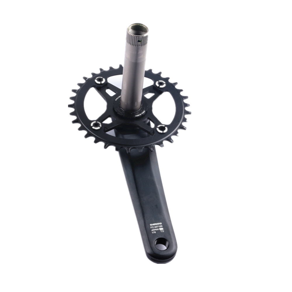 SLX M7100 XT M8100 170mm 175mm Crank Deckas 104bcd Chainring With Adapter Spider Converter Crankset 