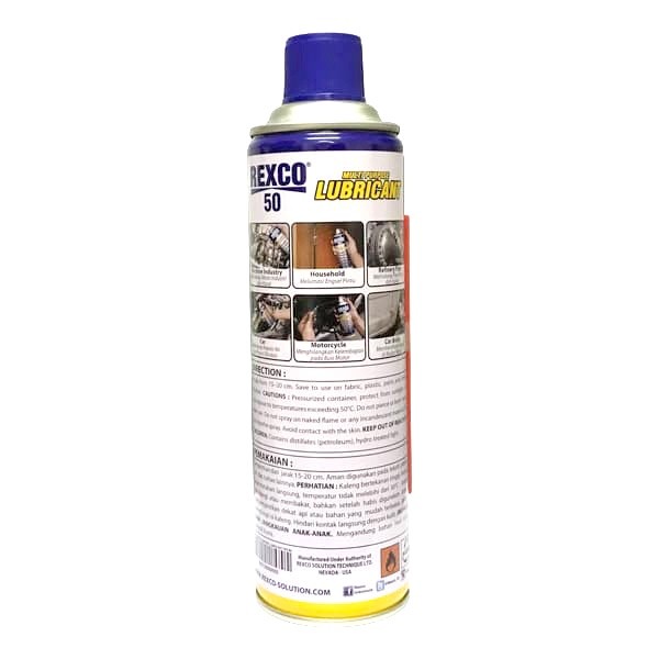 Rexco 50 Lubricant - Rexco 50 Contact Cleaner 500ml