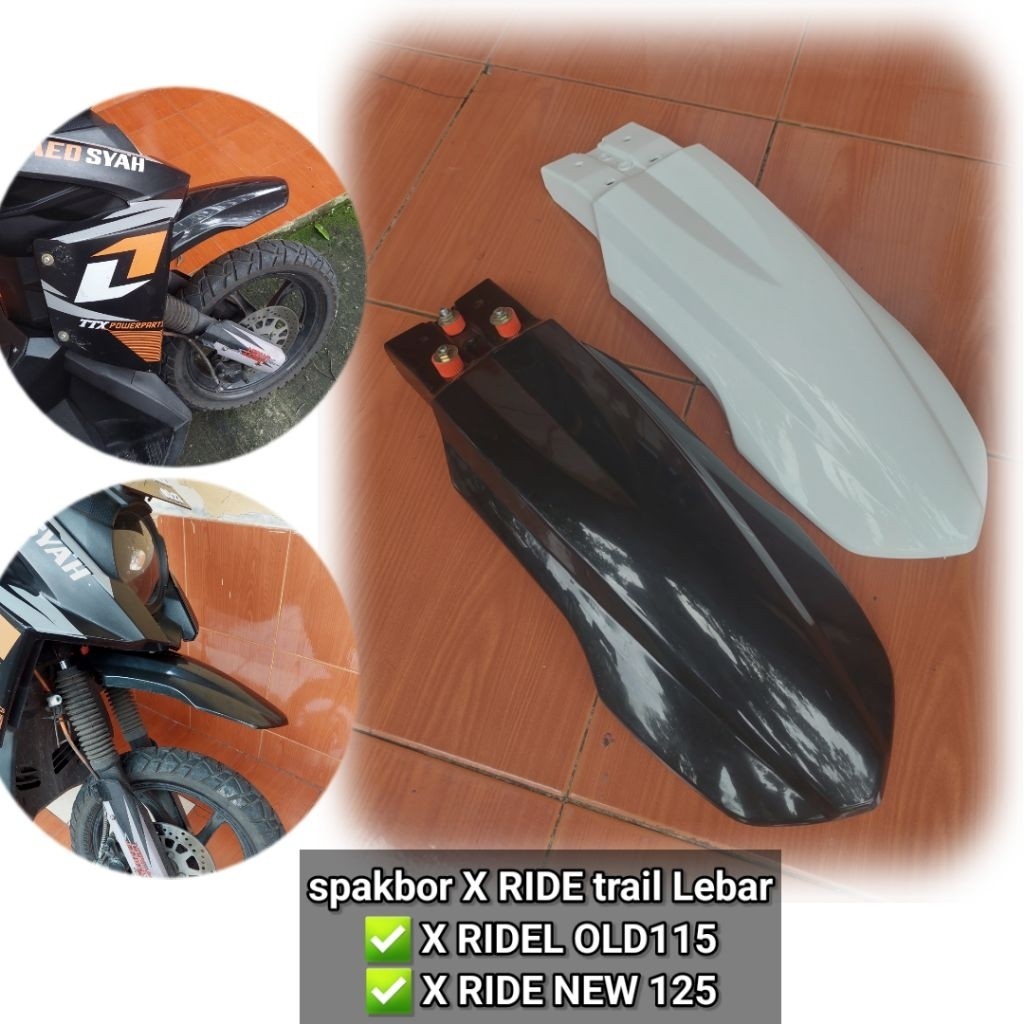 SPAKBOR Trail LEBAR  PNP X RIDE OLD 115 ,x ride new 125