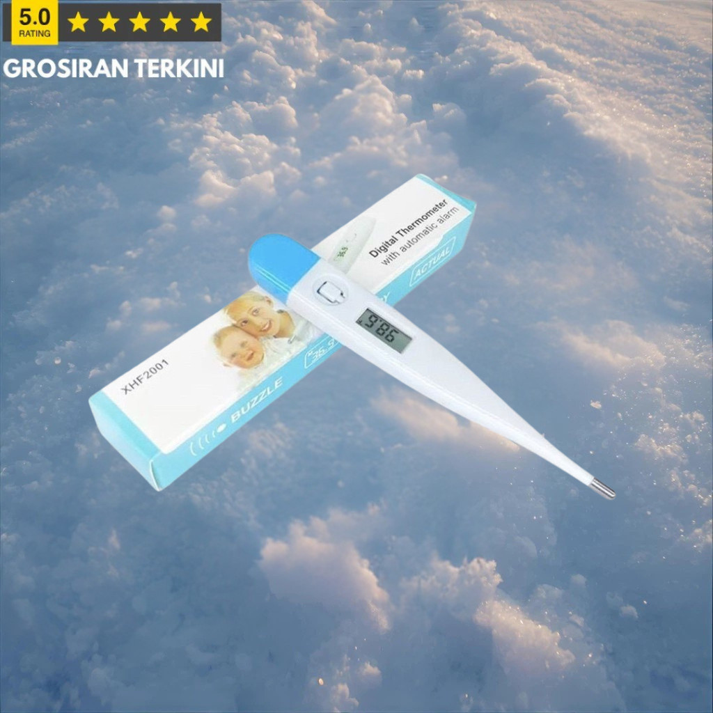 Thermometer Digital Otomatis - Alat Pengukur Suhu Tubuh Praktis
