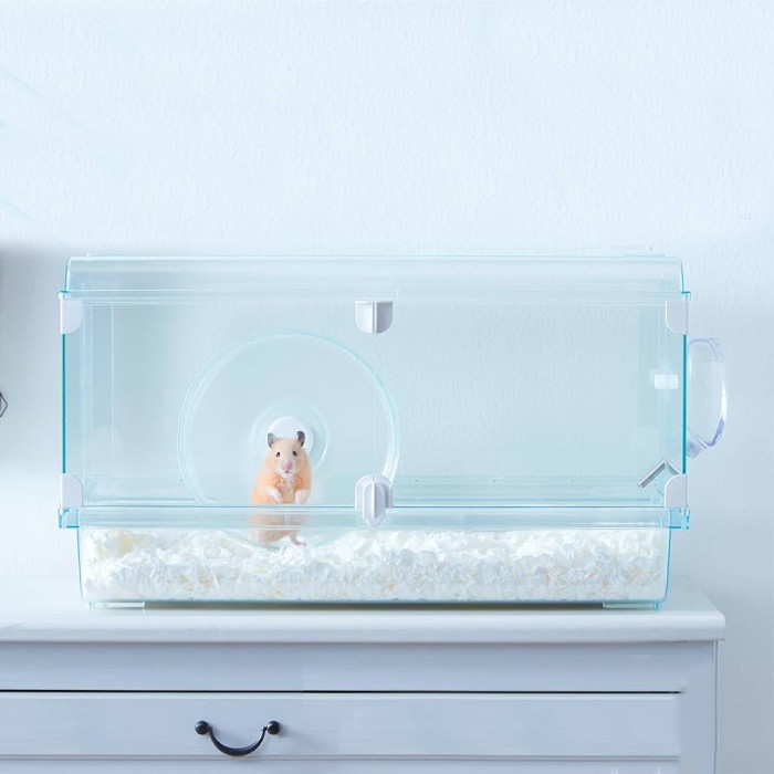 Kandang Hamster Kaca Mewah GEX Glass Harmony 600 Plus Premium