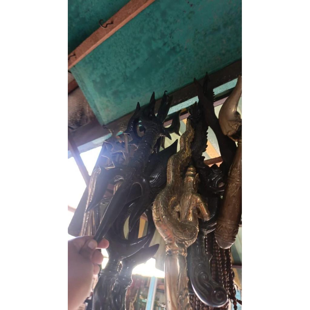 trisula cemeng trisula dobel full kuningan gkelat lar KJM1122