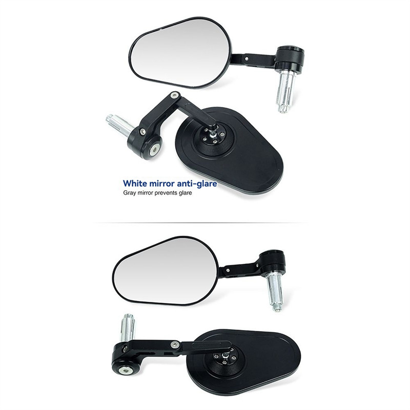 Durable-Motorcycle Universal Rearview Mirror Foldable Adjusable Anti-Dazzle Mirror For 13Mm-14Mm Or 