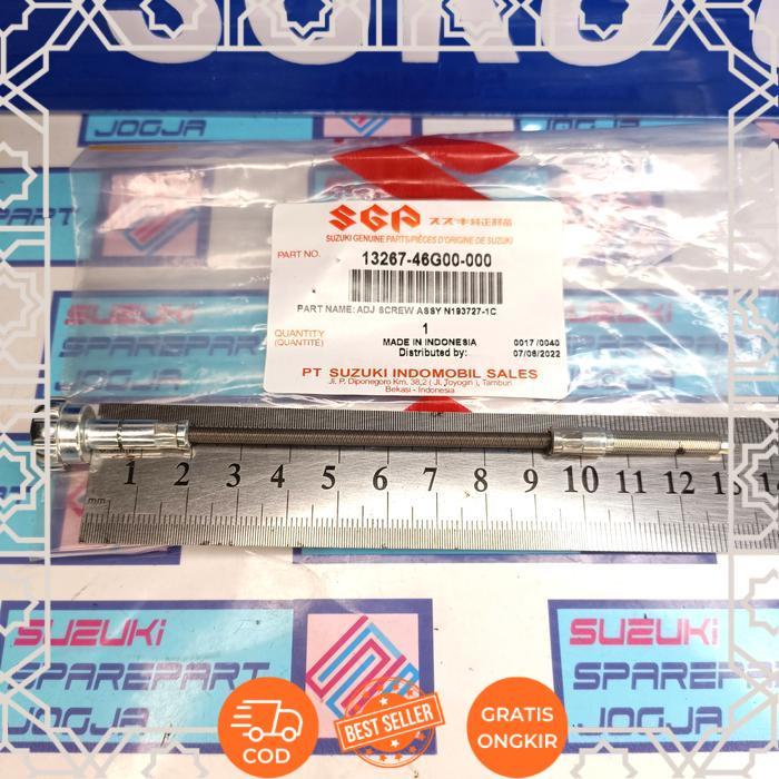 13267-46G00-000 Baut Setelan Gas RPM Karburator Suzuki Spin 125 Ori