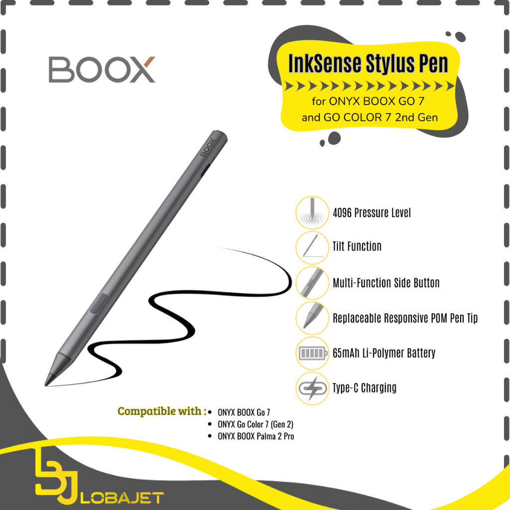 BOOX InkSense Stylus Pen - Stylus untuk ONYX BOOX GO 7 and GO COLOR 7 2nd Gen