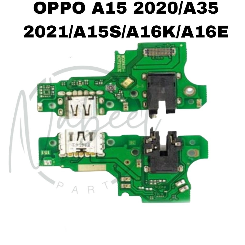 CONECTOR CAS / PCB CAS / PAPAN CAS HP OPPO A15 2020/A35 2021/A15S/A16K/A16E