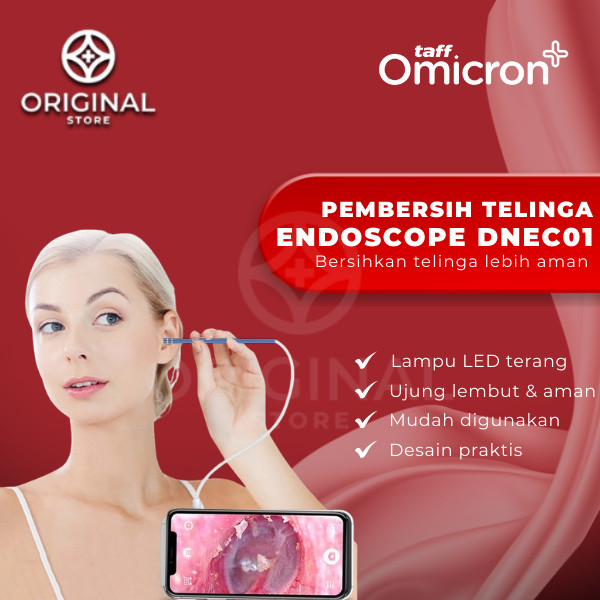 Pembersih Telinga Kamera Visual Endoscope HD Earwax Clean Tool Hitam Alat Medis Portable