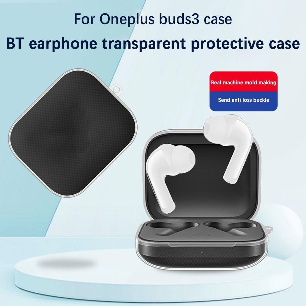 For OnePlus Buds 3 Case Silicone Bluetooth Earphones Non-slip Protect Cover For OnePlus Buds3 Hearph