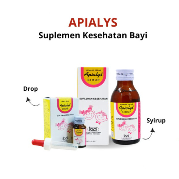 Apialys Drops 10 ml | Suplemen Vitamin Anak Tetes Nafsu Makan Bayi